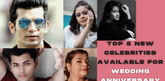 Top 5 new celebrities available for wedding anniversary messages