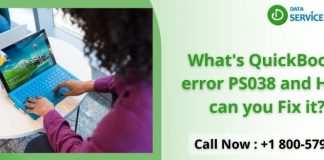 What's QuickBooks error PS038 and How can you Fix it