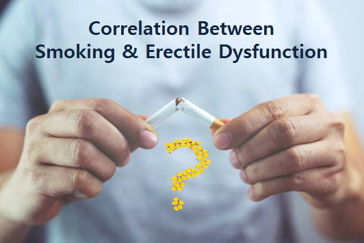 Correlation between smoking and erectile dysfunction