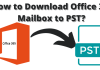 download office 365 mailbox to pst