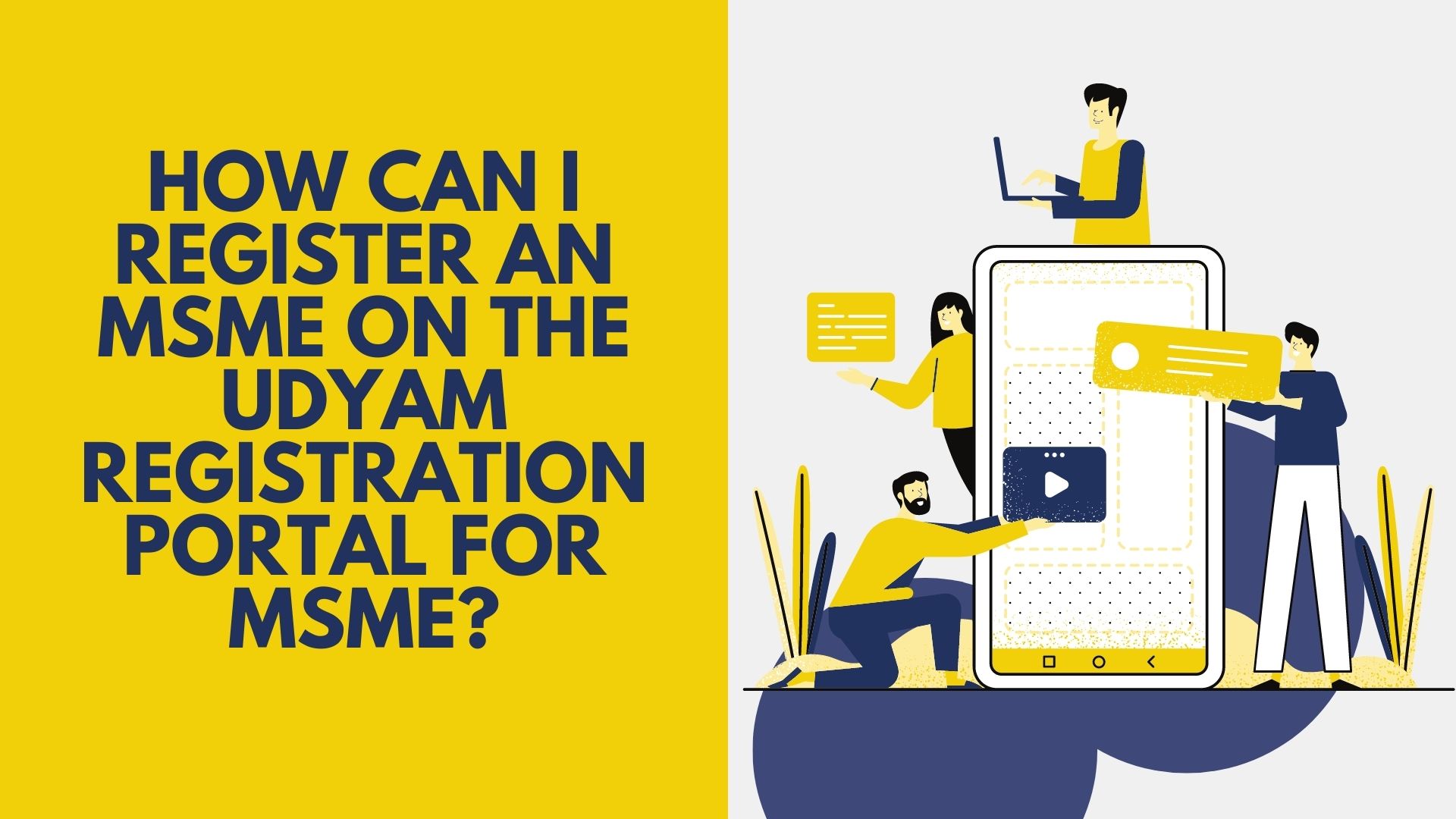 How can I register an MSME on the Udyam Registration Portal for MSME