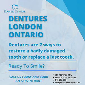 Cost of Dentures London Ontario