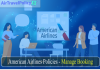American Airlines Policies-Manage Booking