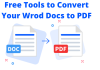 Free Tools to Convert word to pdf
