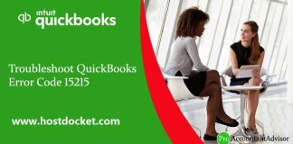 QuickBooks Error Code 15215