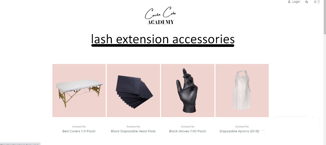 lash extension accessories
