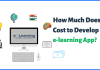eLearning app development cost