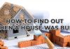 When was my house built, how old is my house, when was my house built land registry, when was my house built uk, find out when house was built, what year was my house built