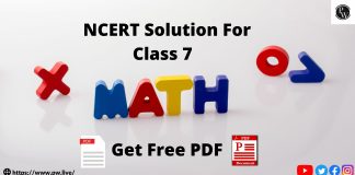NCERT Solution for Class 7 Maths Get Free PDF