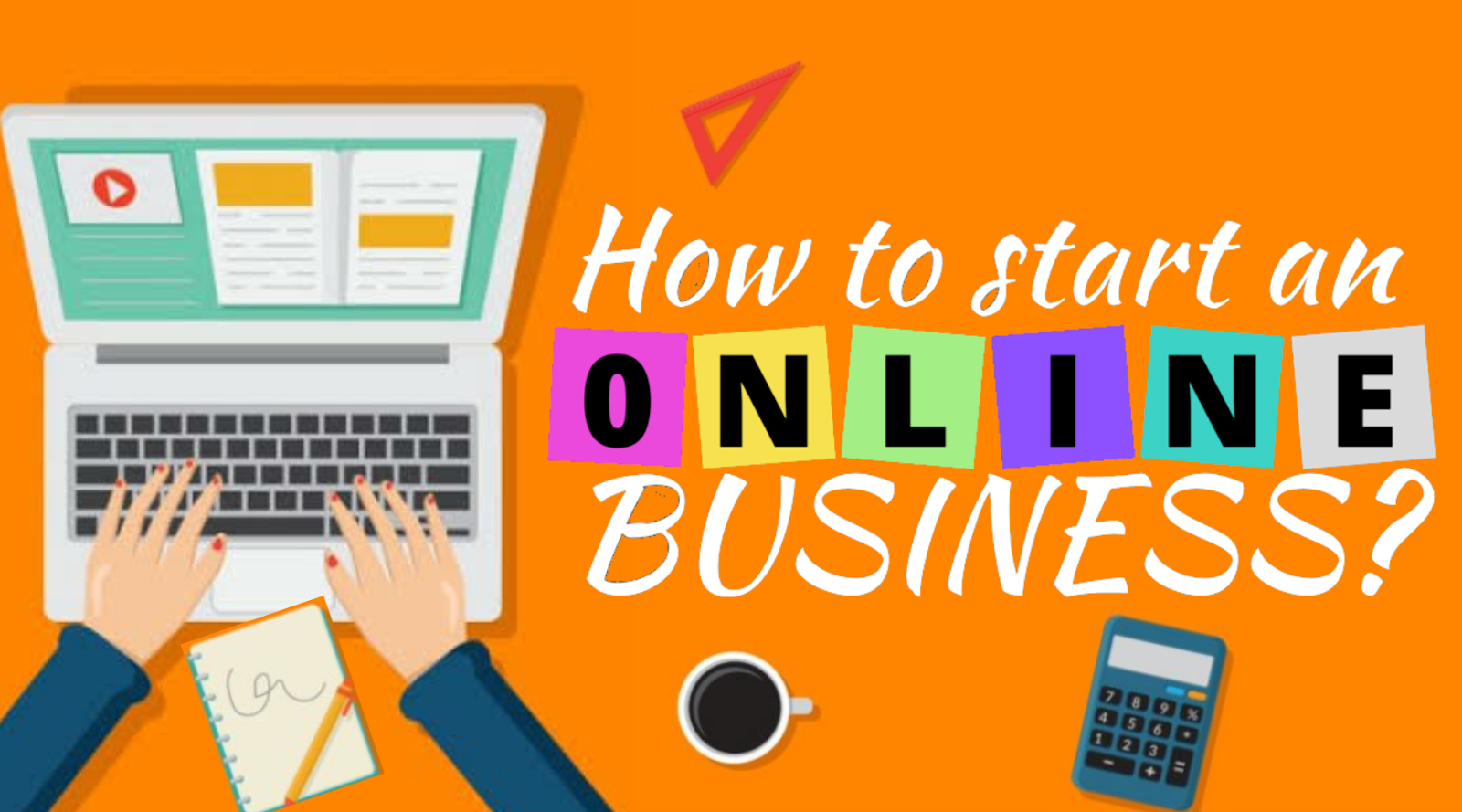 Star an online business