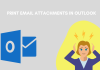 Print Email Attachments in Outlook
