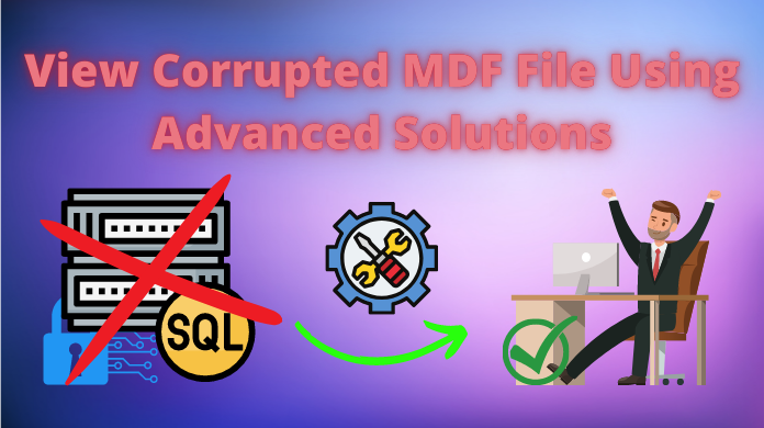 view corrupted MDF file