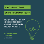 10 Tips for Choosing the Best Online Homework Helper Website