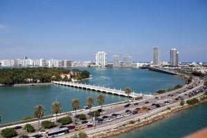 The view of Miami