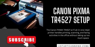 canon tr4527 setup